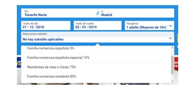 Descuentos 75% vuelos